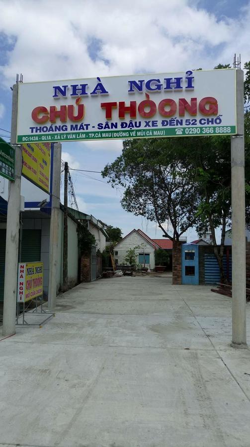 Chu Thoong Motell Cà Mau Exteriör bild